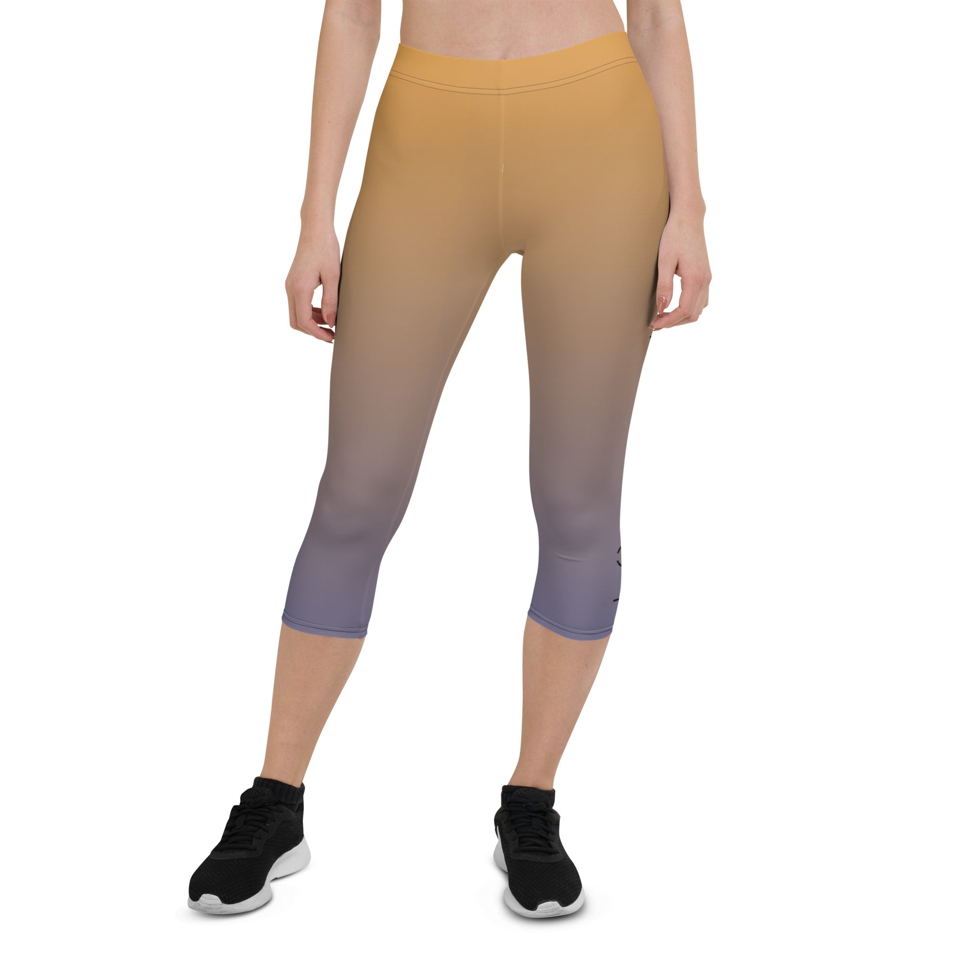 Dusk Blaze Women's Capri Leggings - FLAKOUT