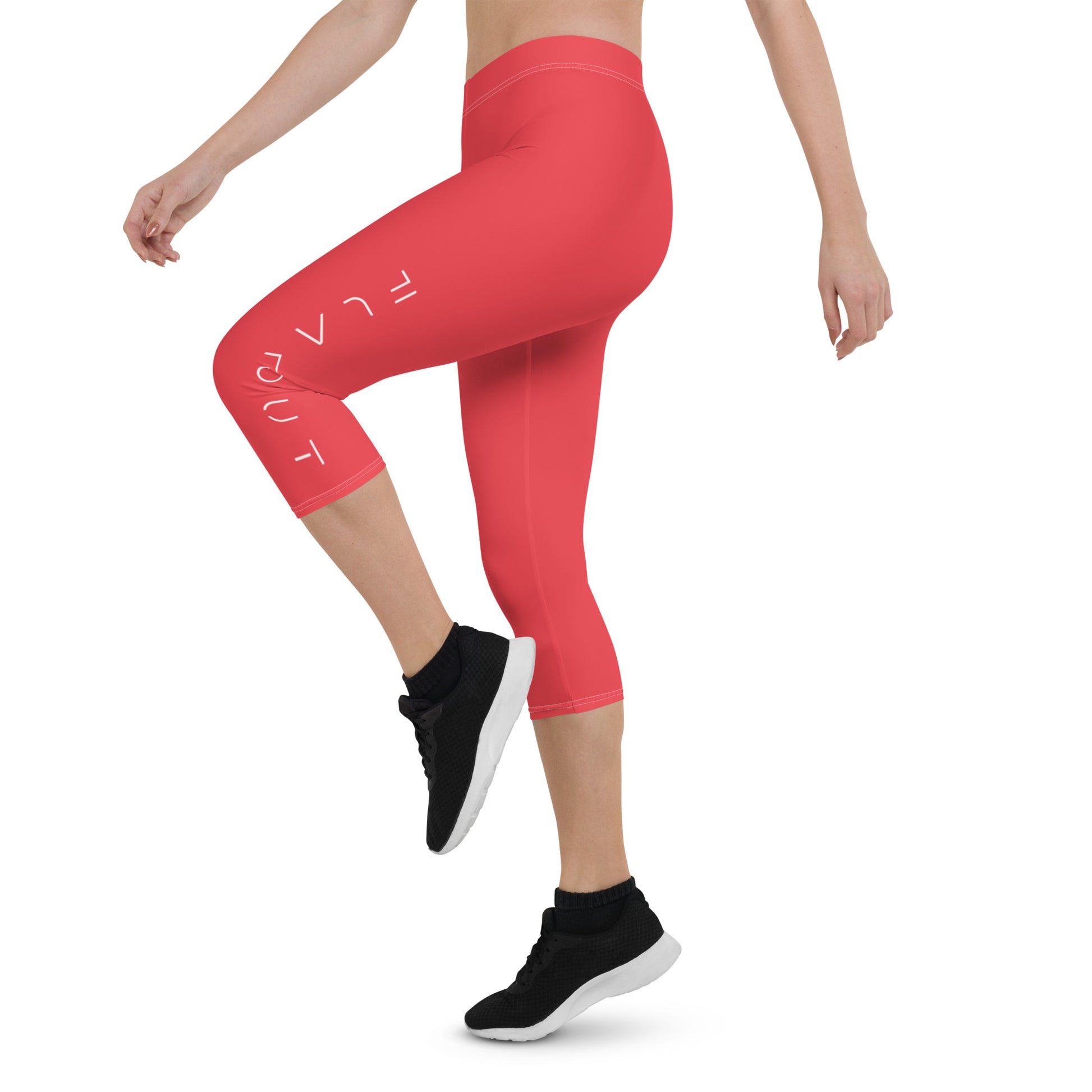 Scarlet Bomb Women's Capri Leggings - FLAKOUT