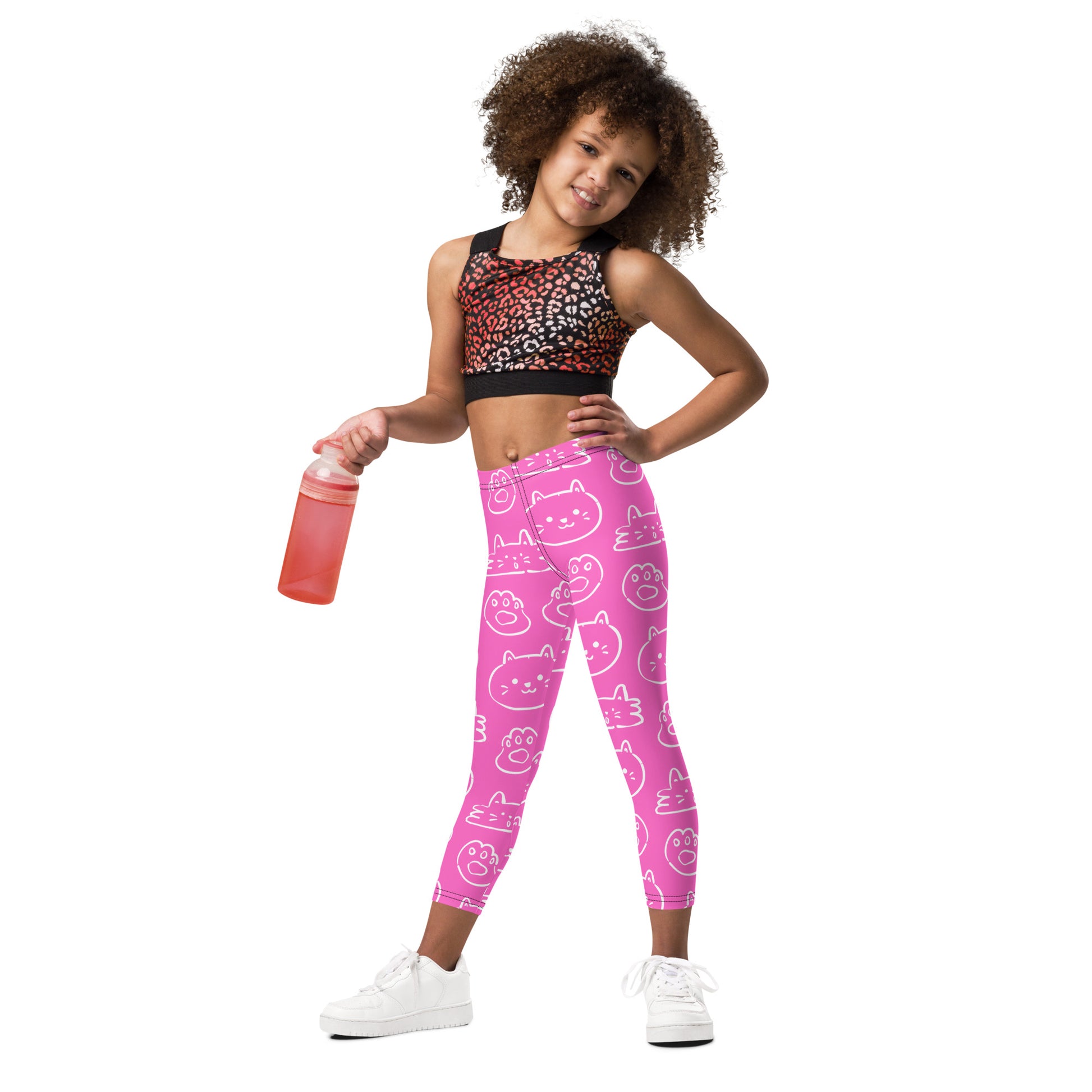 Kitten Ensemble Girl's Leggings - FLAKOUT