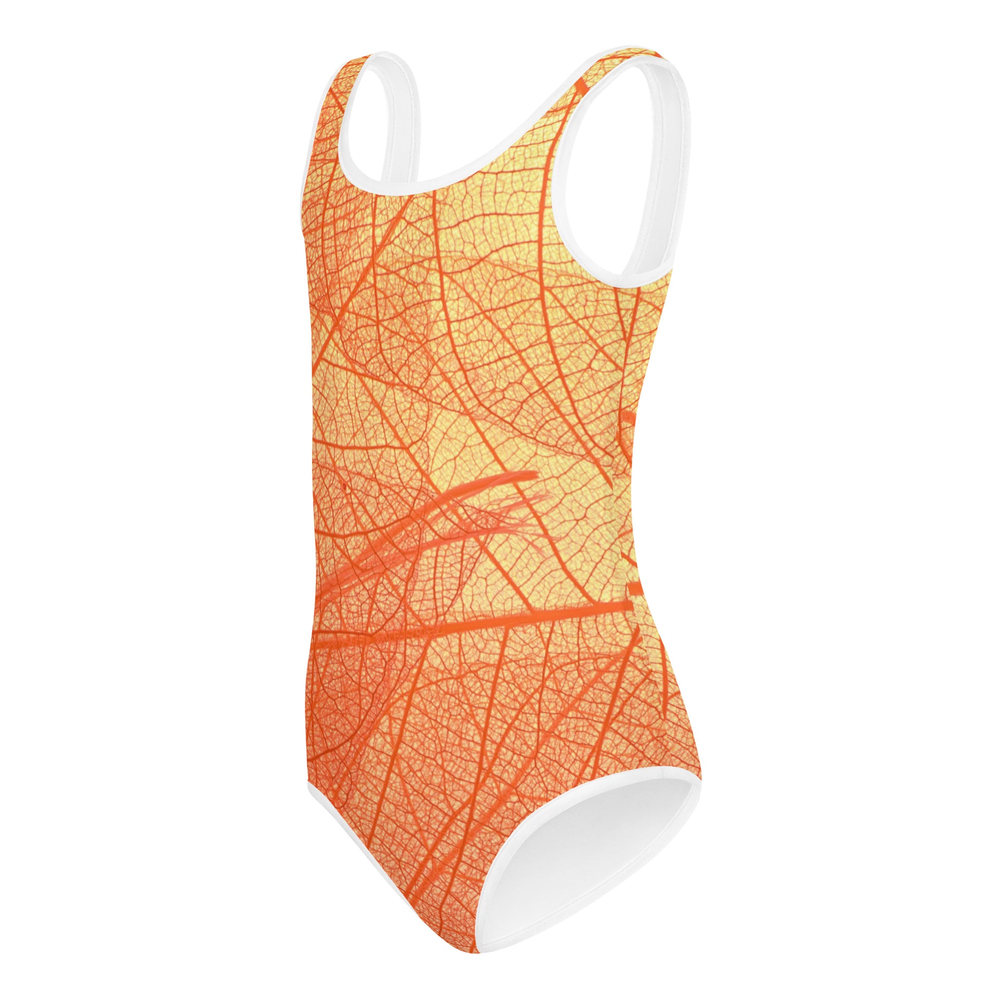 Vermilion Wisps Girl's Swimsuit - FLAKOUT