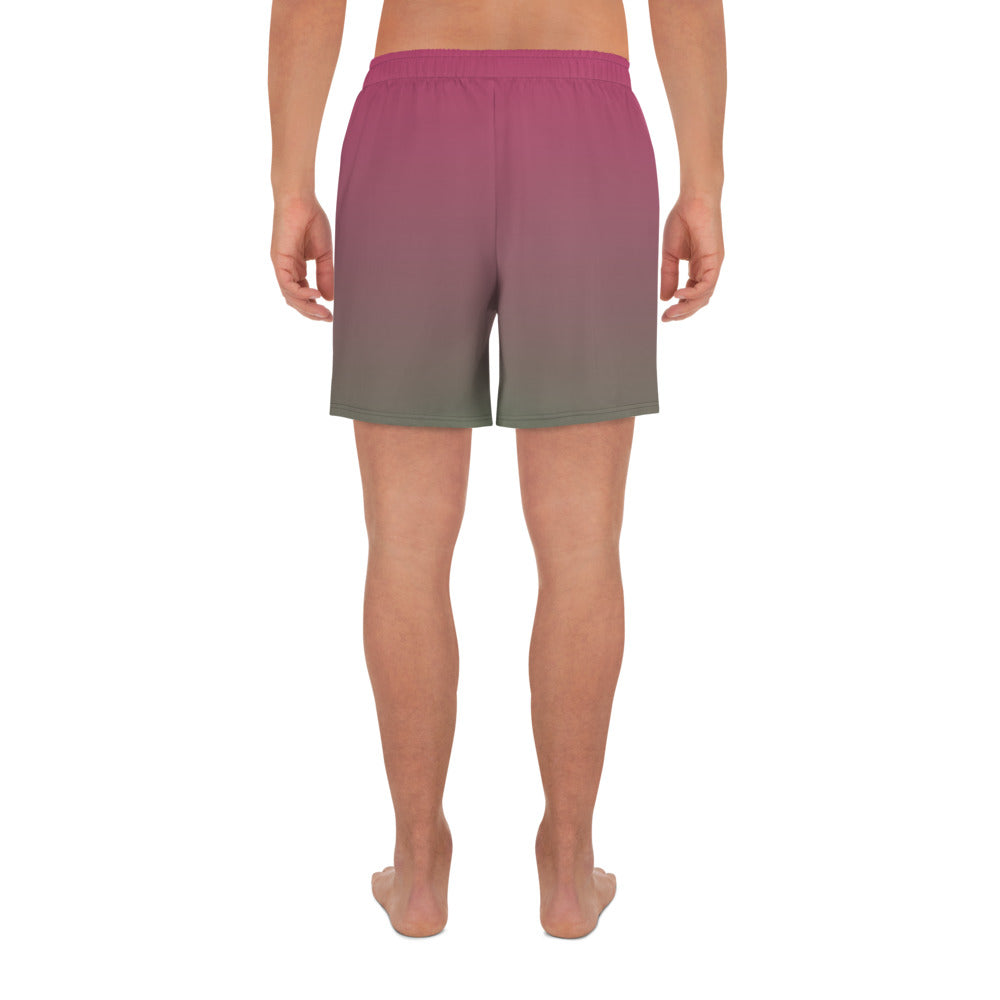 Olive Lilac Men's Recycled Shorts - FLAKOUT