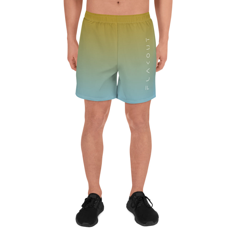 Golden Azure Men's Recycled Shorts - FLAKOUT