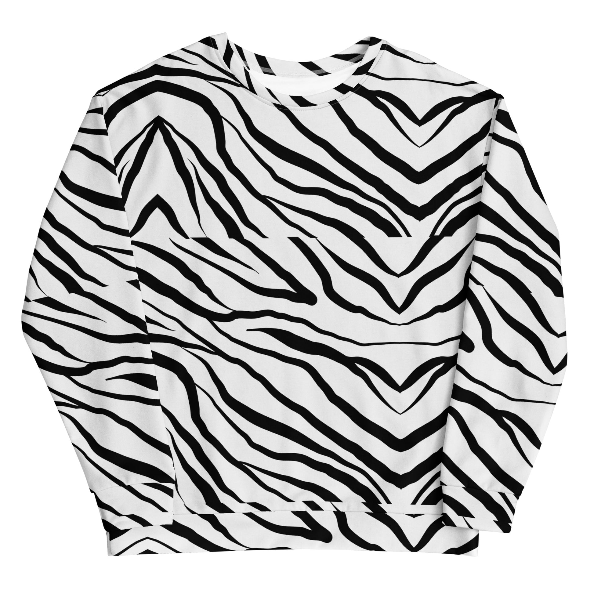 Striped Zebra Vibrance Sweatshirt - FLAKOUT