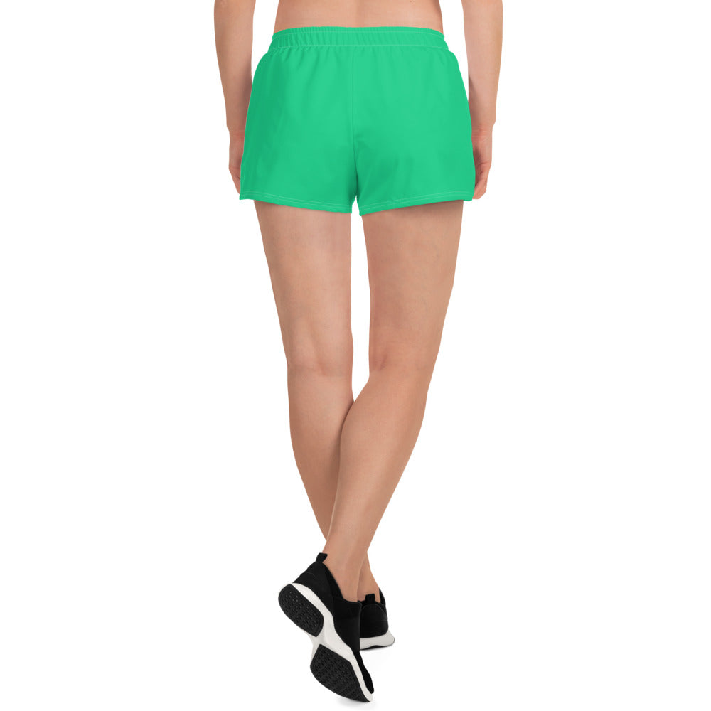 FLAKOUT Sport Verdant Oasis Women’s Recycled Athletic Shorts - FLAKOUT