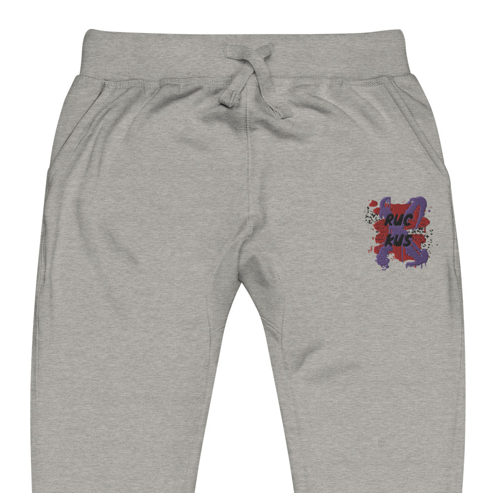 Ruckus Embroidered Unisex Fleece Sweatpants - FLAKOUT