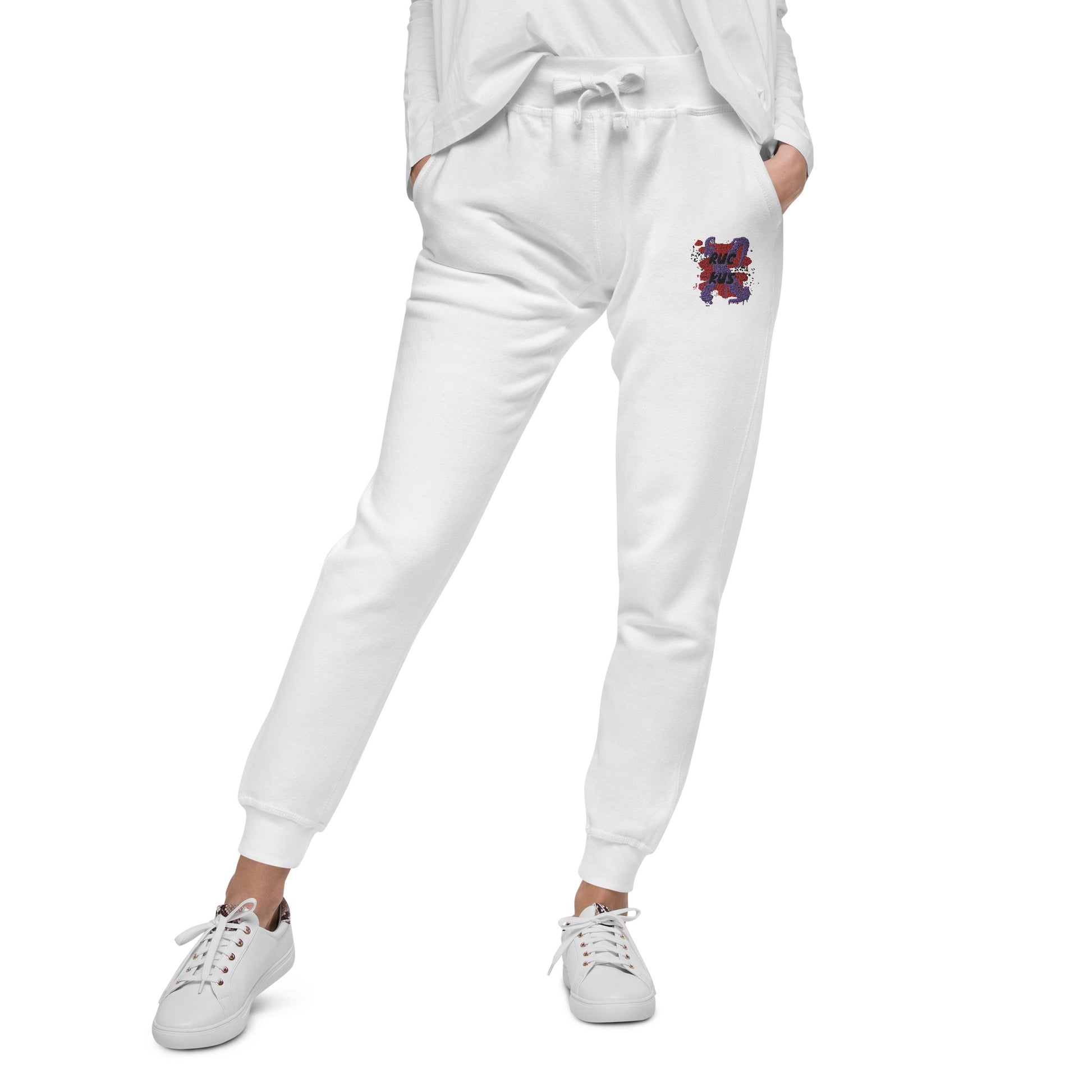 Ruckus Embroidered Unisex Fleece Sweatpants - FLAKOUT