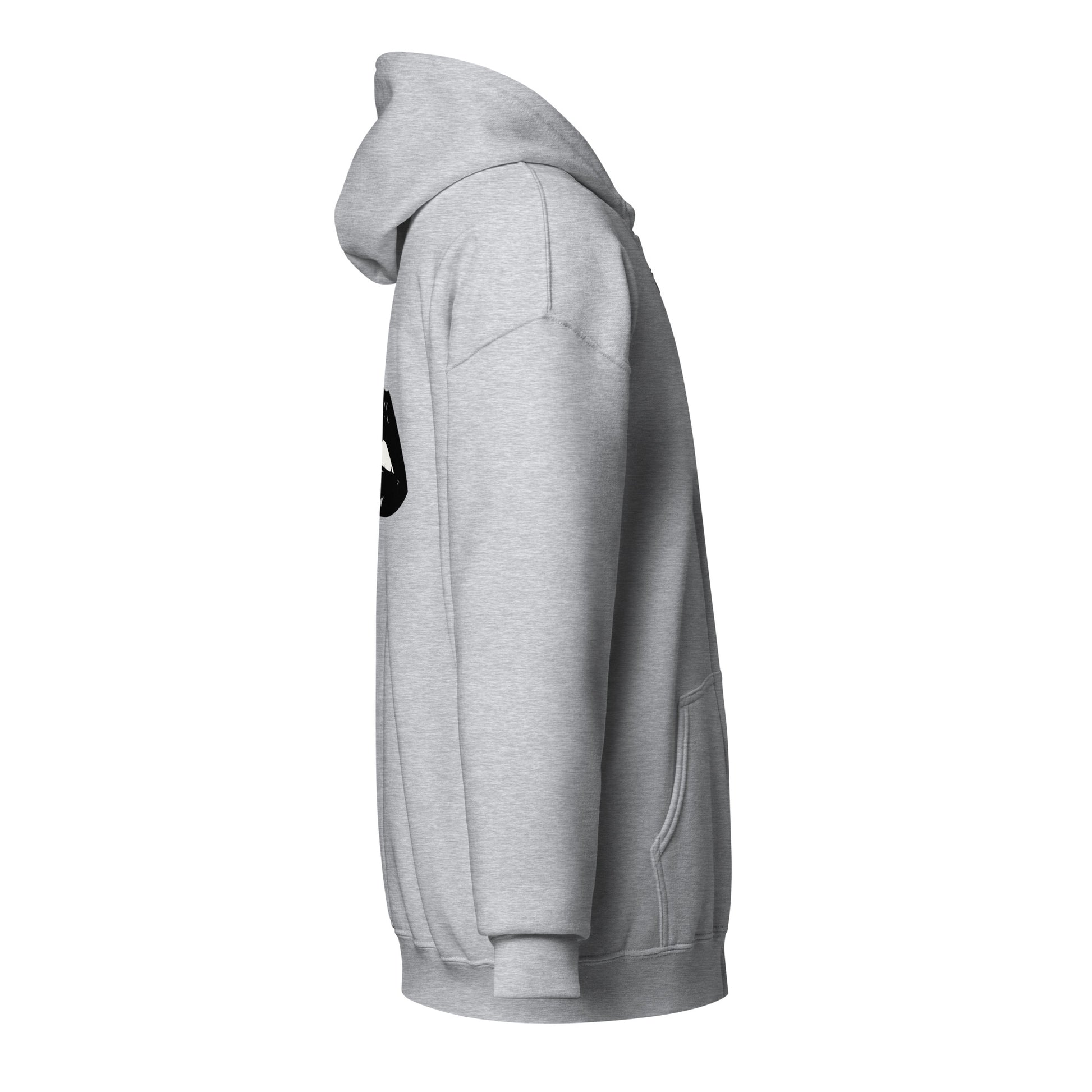 Sweet Talker Kiss Me Heavy Harmony Fusion Zip Hoodie - Sport Grey - FLAKOUT