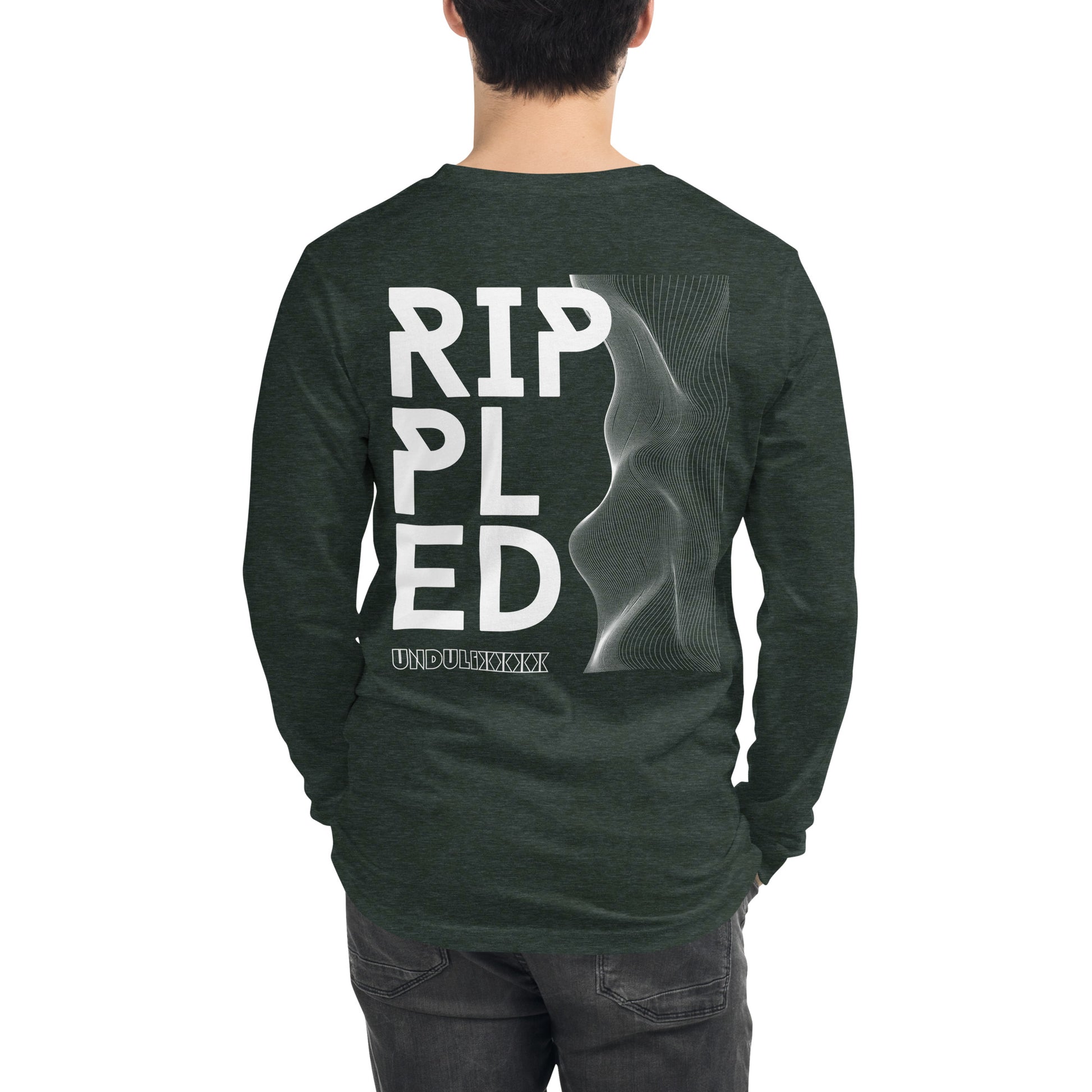 Rippled Unisex Long Sleeve Shirt - FLAKOUT