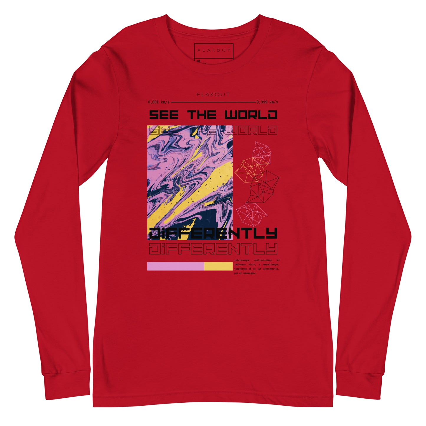 Divergent Horizon See The World Differently Long Sleeve Tee - FLAKOUT