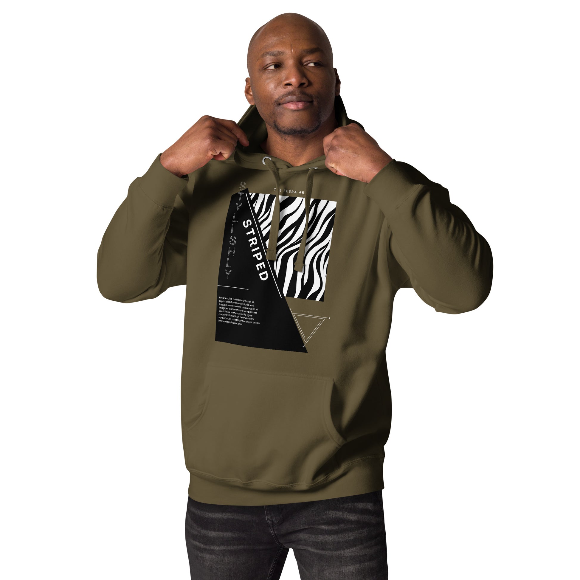 The Zebra Art Unisex Hoodie - FLAKOUT