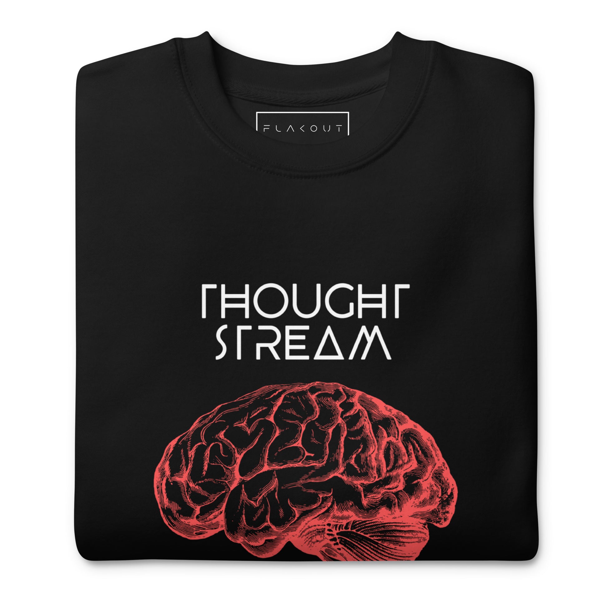 Thought Stream Unisex Fleece Sweatshirt - FLAKOUT