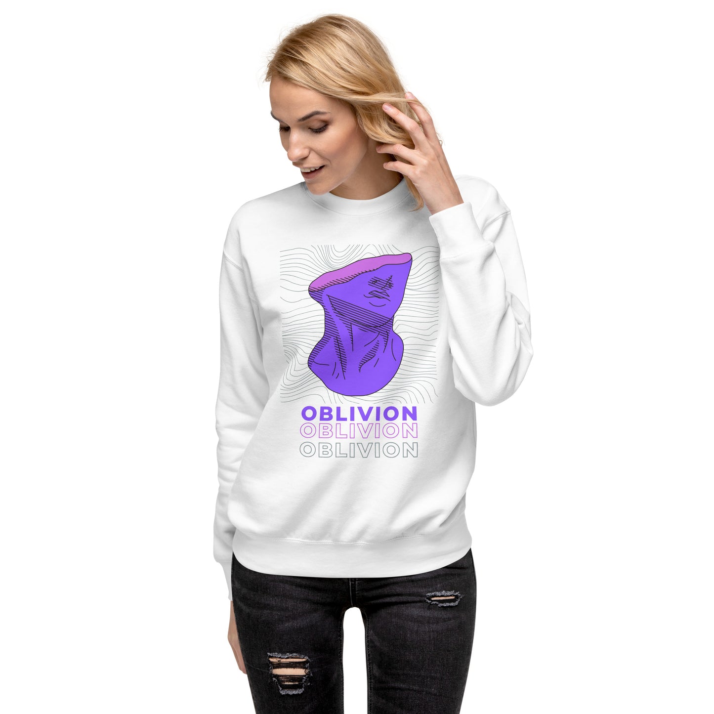 Violet Veil Of Oblivion Sweatshirt - FLAKOUT