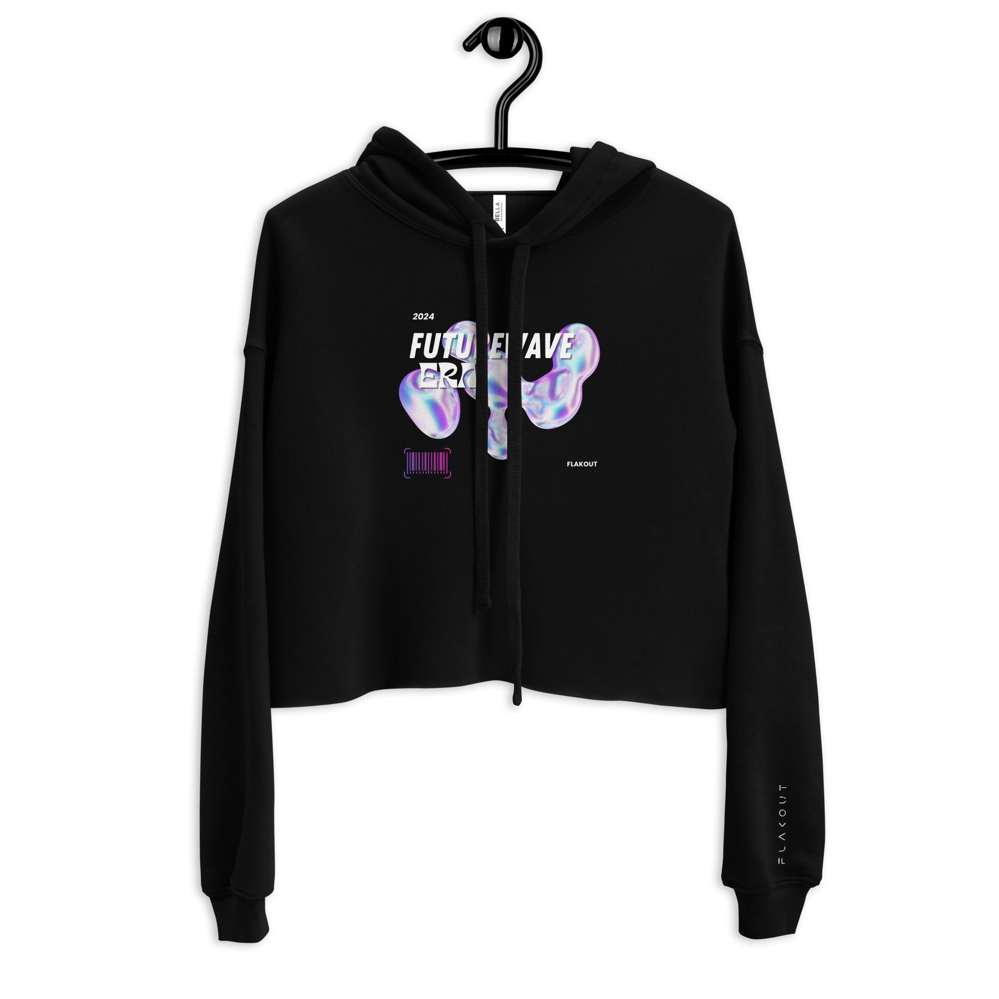 Futurewave Era Women's Crop Hoodie - FLAKOUT