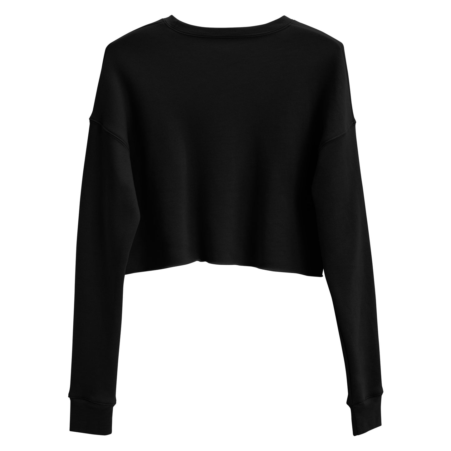 Divine Grace Blessed Women's Crop Sweatshirt - Black - FLAKOUT