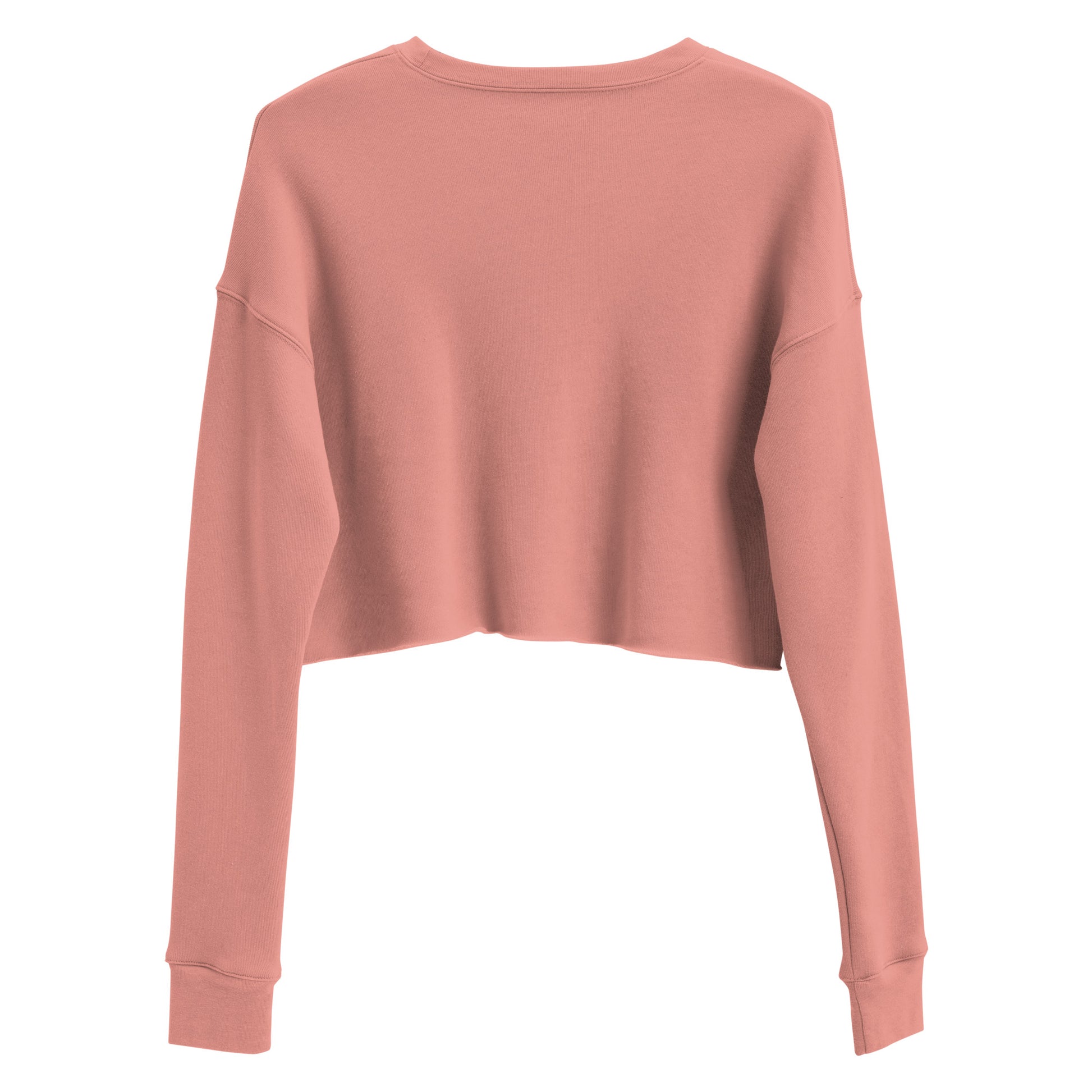 Violet Veil Of Oblivion Women's Crop Sweatshirt - Mauve - FLAKOUT