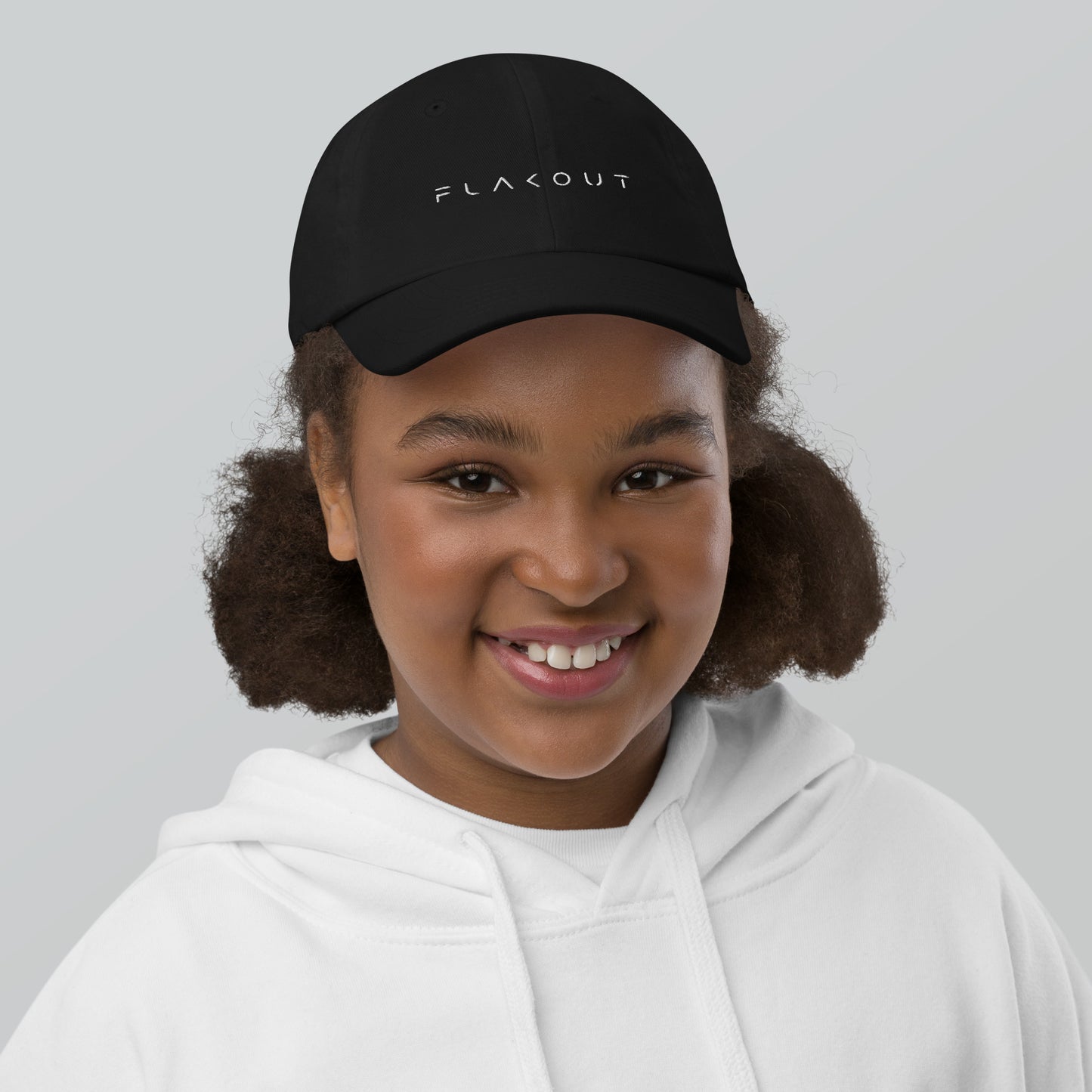 FLAKOUT Logo Embroidered Kid's Baseball Cap