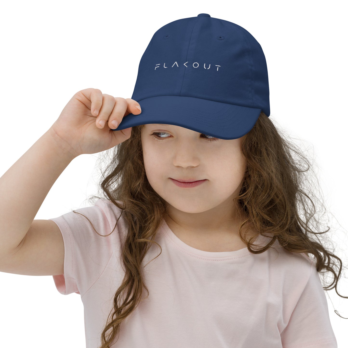 FLAKOUT Logo Embroidered Kid's Baseball Cap