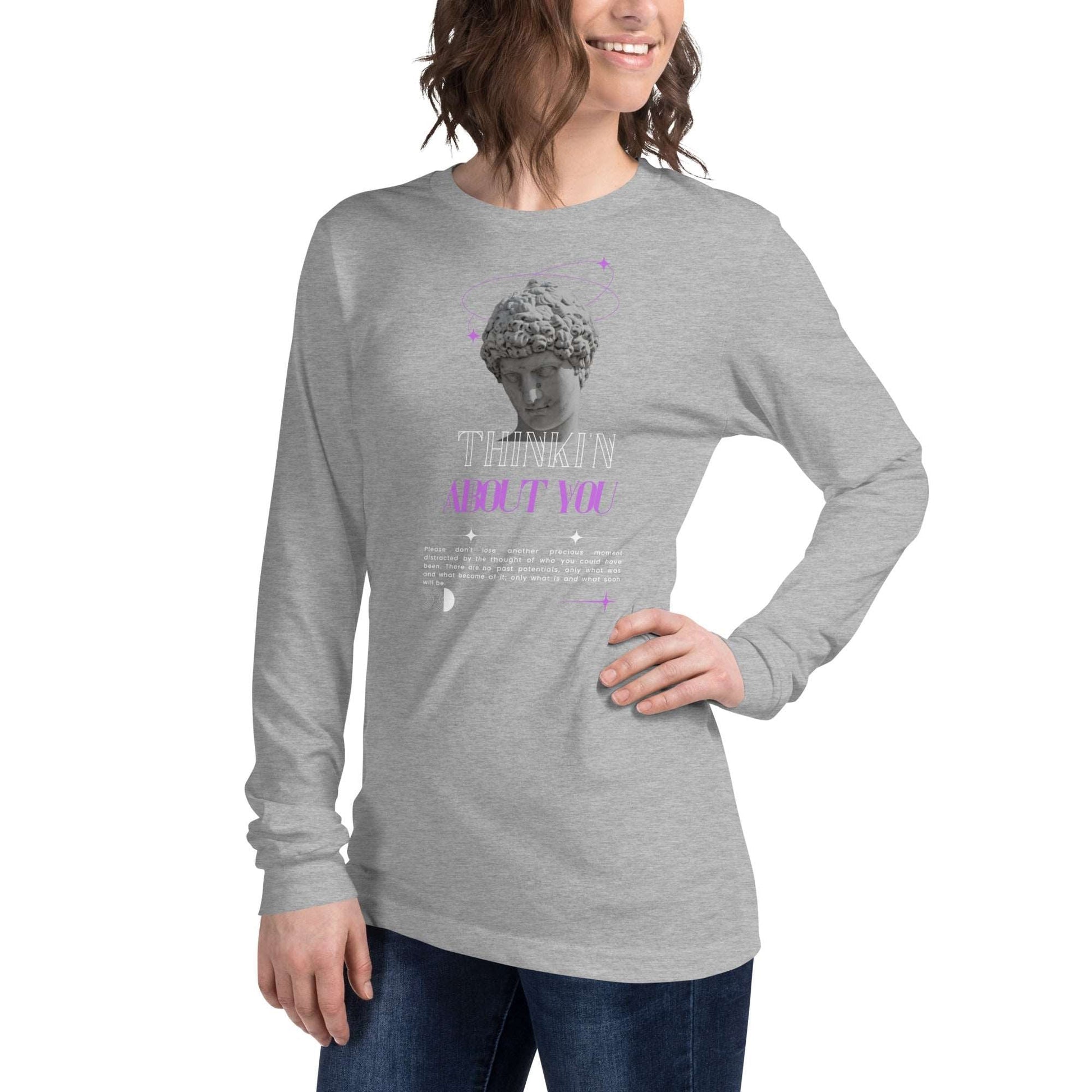 Mindfully Thinki'n About You Long Sleeve Tee - FLAKOUT