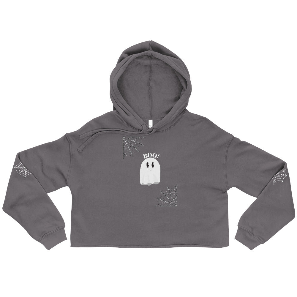 Women's Crop Hoodie Ghost - FLAKOUT