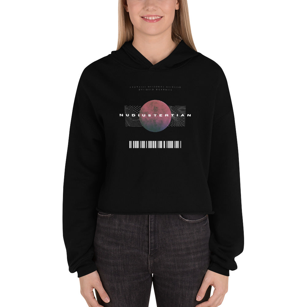 Women's Crop Hoodie Nudiustertian - FLAKOUT