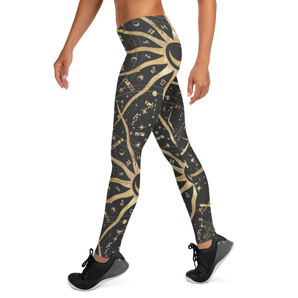 Women's Leggings Ancient Sun - FLAKOUT