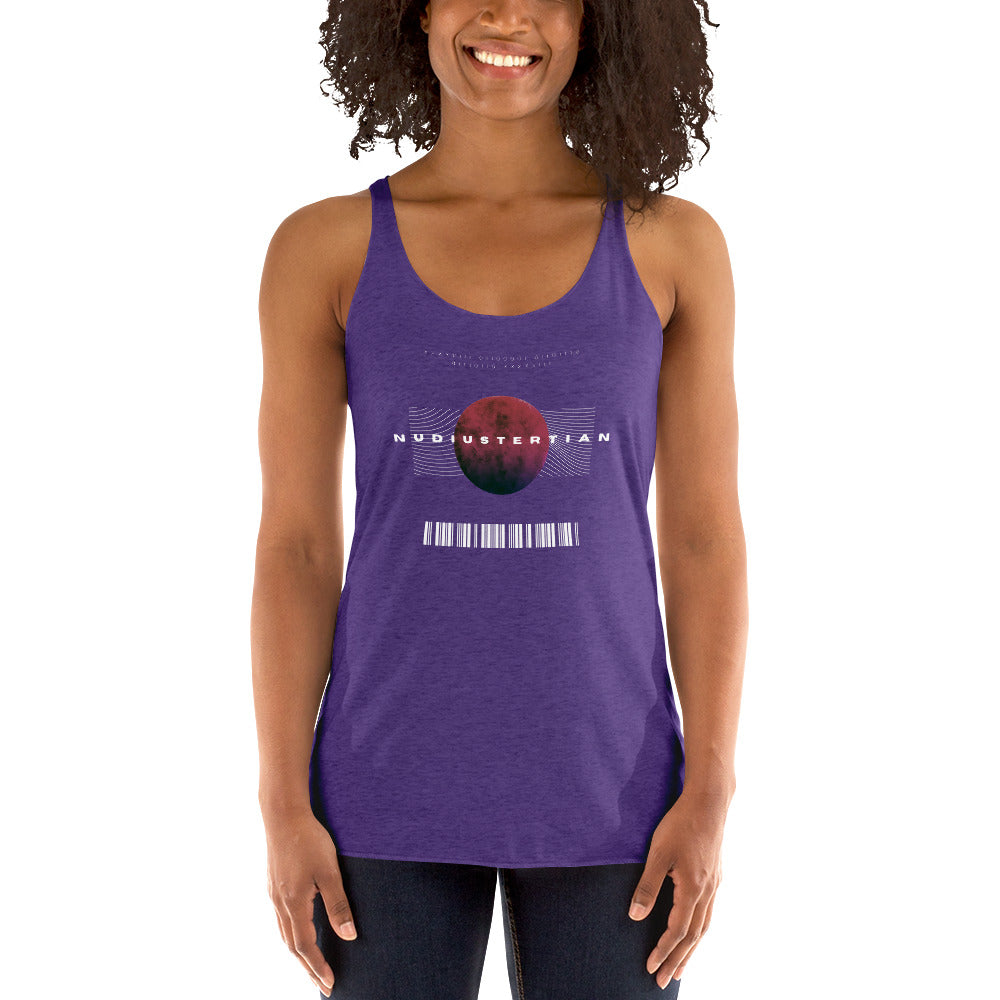 Women's Racerback Tank Nudiustertian - FLAKOUT